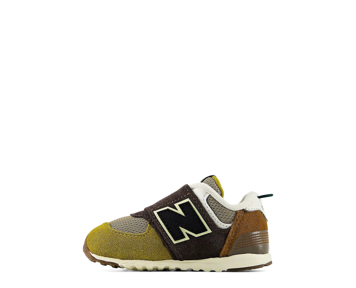 Sapatilhas Bebé New Balance 574 Verde/Castanho New Balance