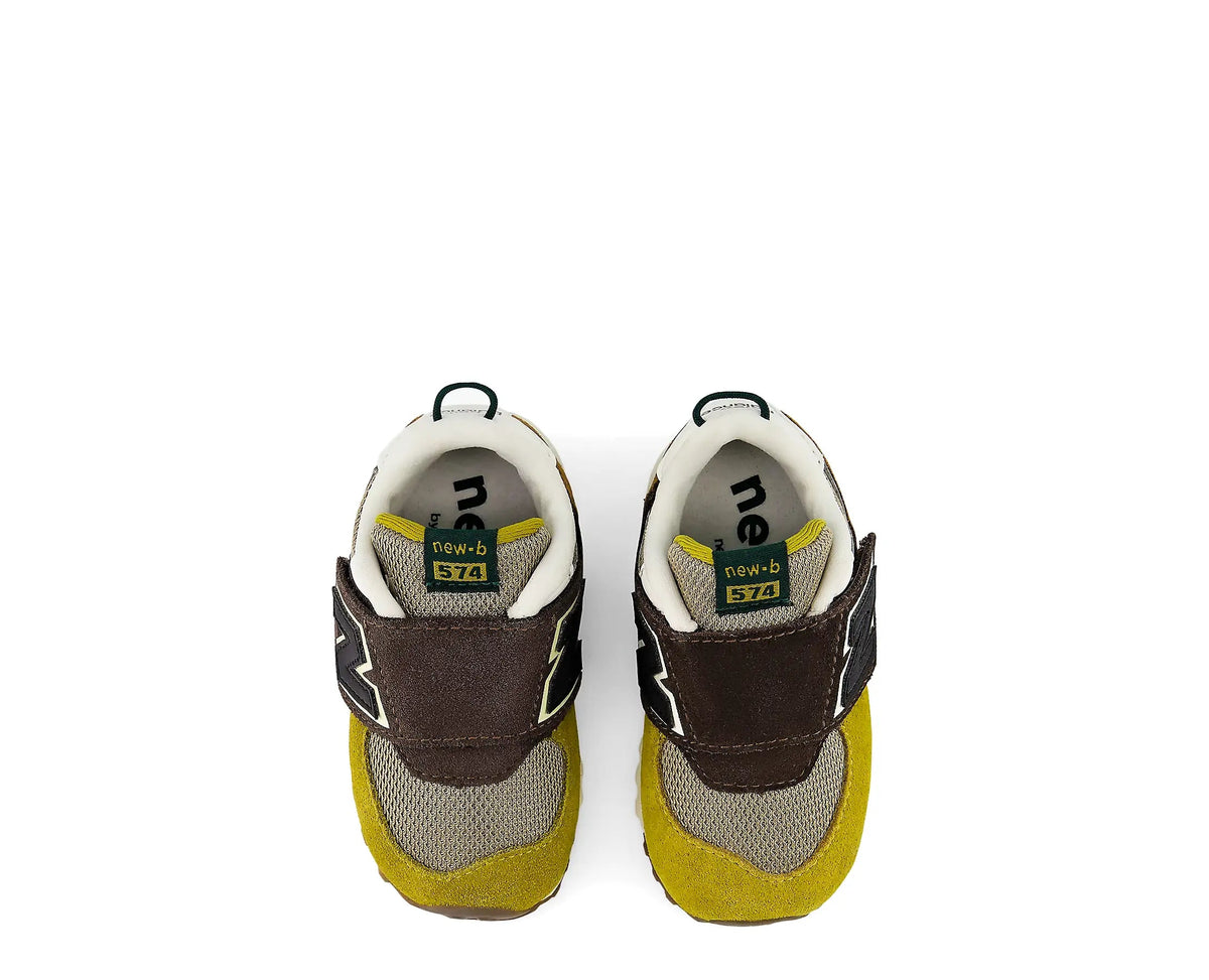 Sapatilhas Bebé New Balance 574 Verde/Castanho New Balance
