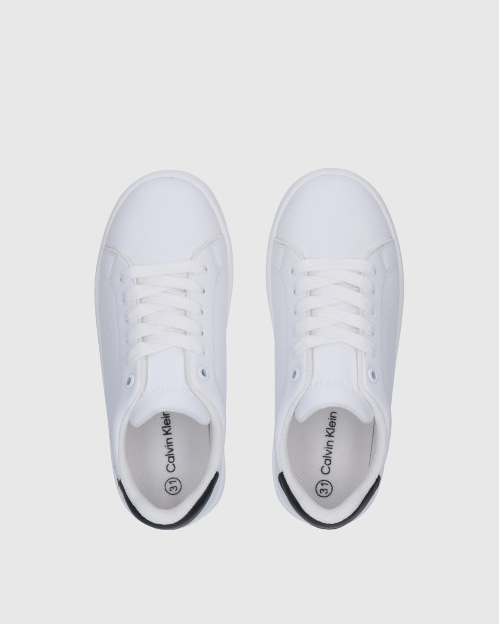 Sapatilhas Calvin Klein Low Cut Lace Branco/Preto Calvin Klein