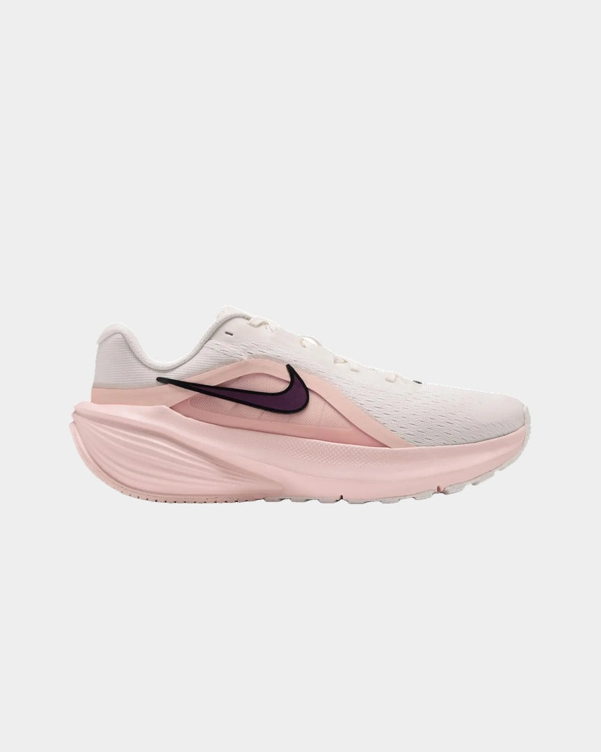 Sapatilhas Corrida Mulher Nike Downshifter 14 Branco/Rosa vista lateral