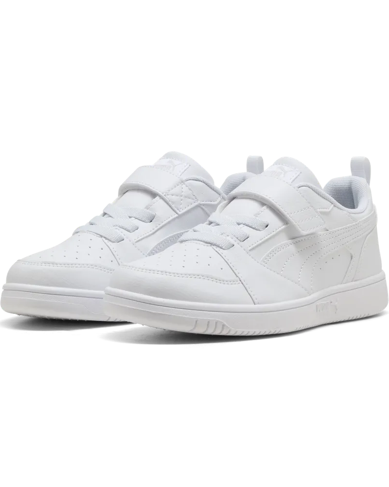 Sapatilhas Criança Puma Rebound V6 Brancas Puma