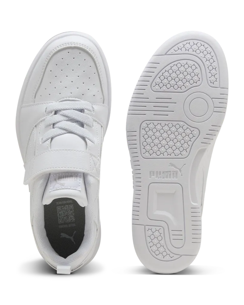 Sapatilhas Criança Puma Rebound V6 Brancas Puma