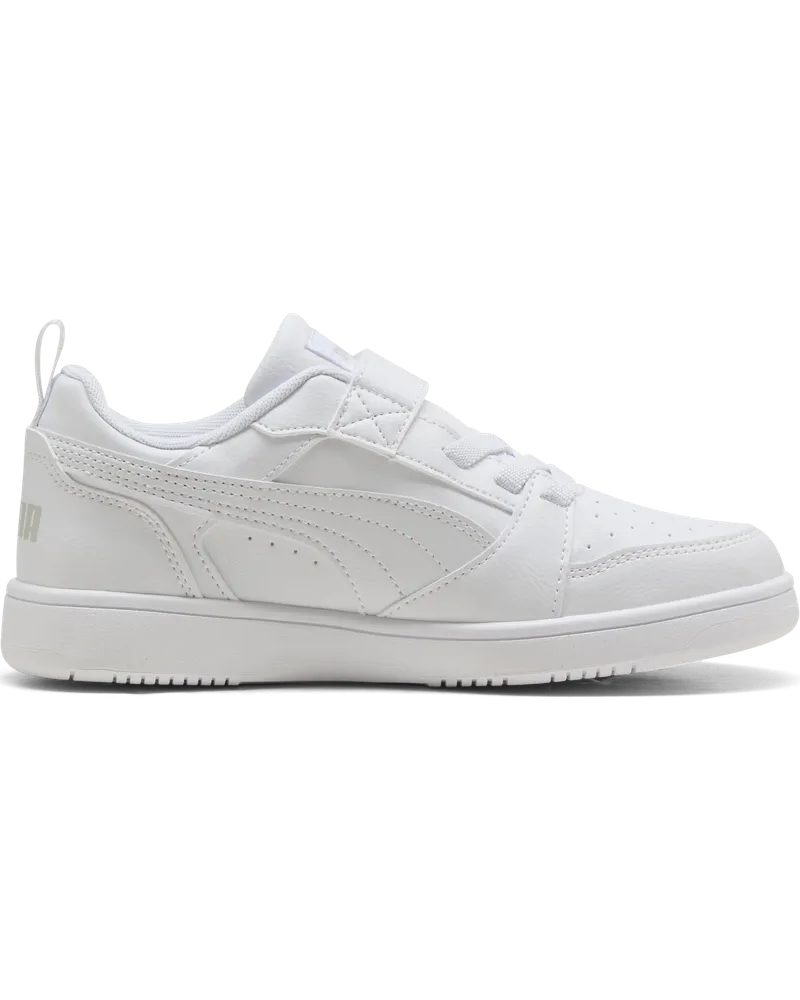 Sapatilhas Criança Puma Rebound V6 Brancas Puma