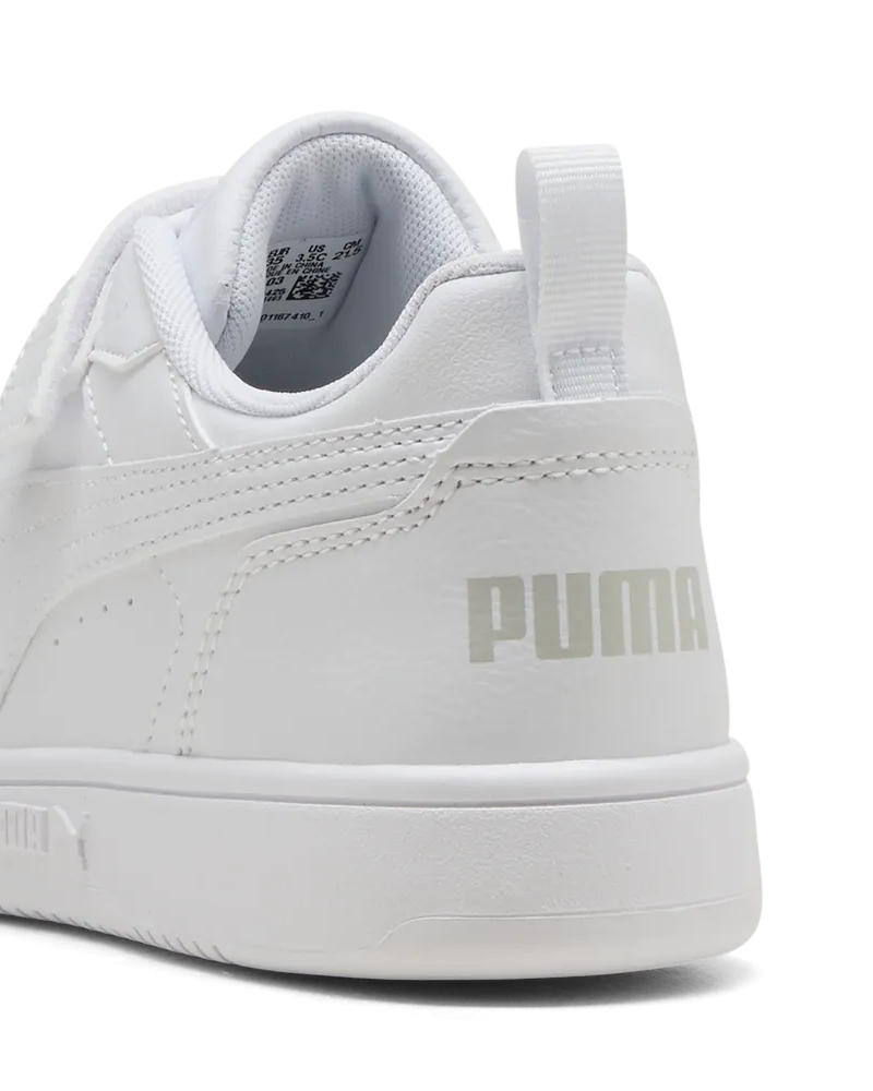 Sapatilhas Criança Puma Rebound V6 Brancas Puma