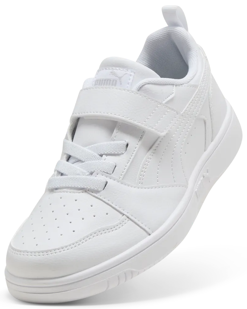 Sapatilhas Criança Puma Rebound V6 Brancas Puma