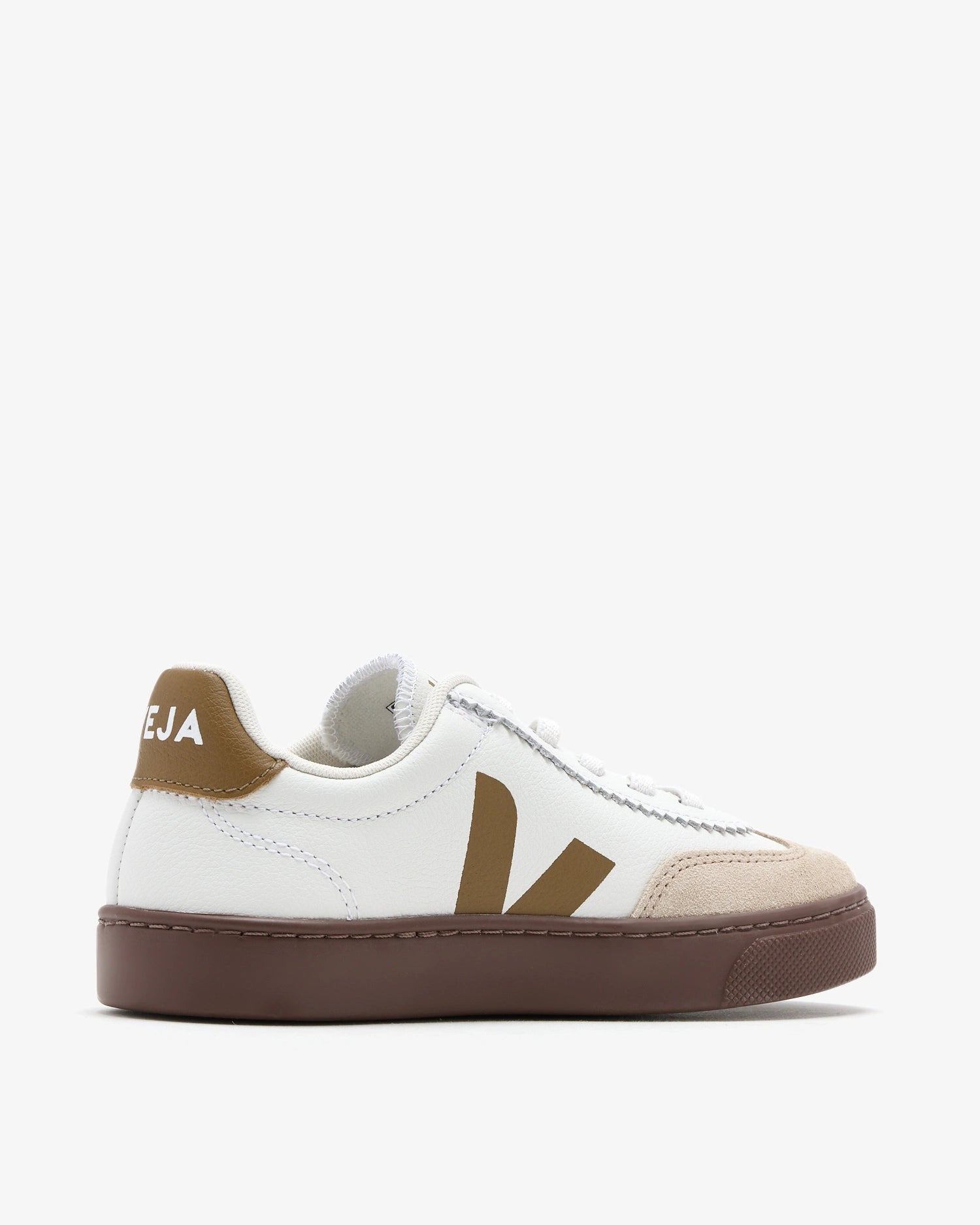Sapatilhas Criança Veja Small Volley O.T Leather Branco/Castanho Veja