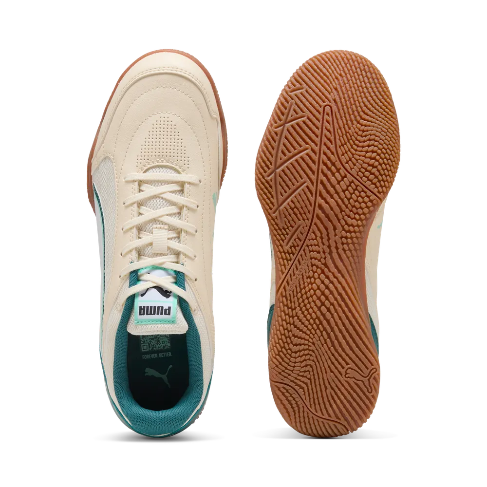 Sapatilhas Futsal Puma Truco IV Bege/Verde Puma