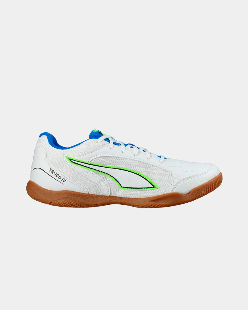 Sapatilhas Futsal Puma Truco IV Branco/Azul Puma