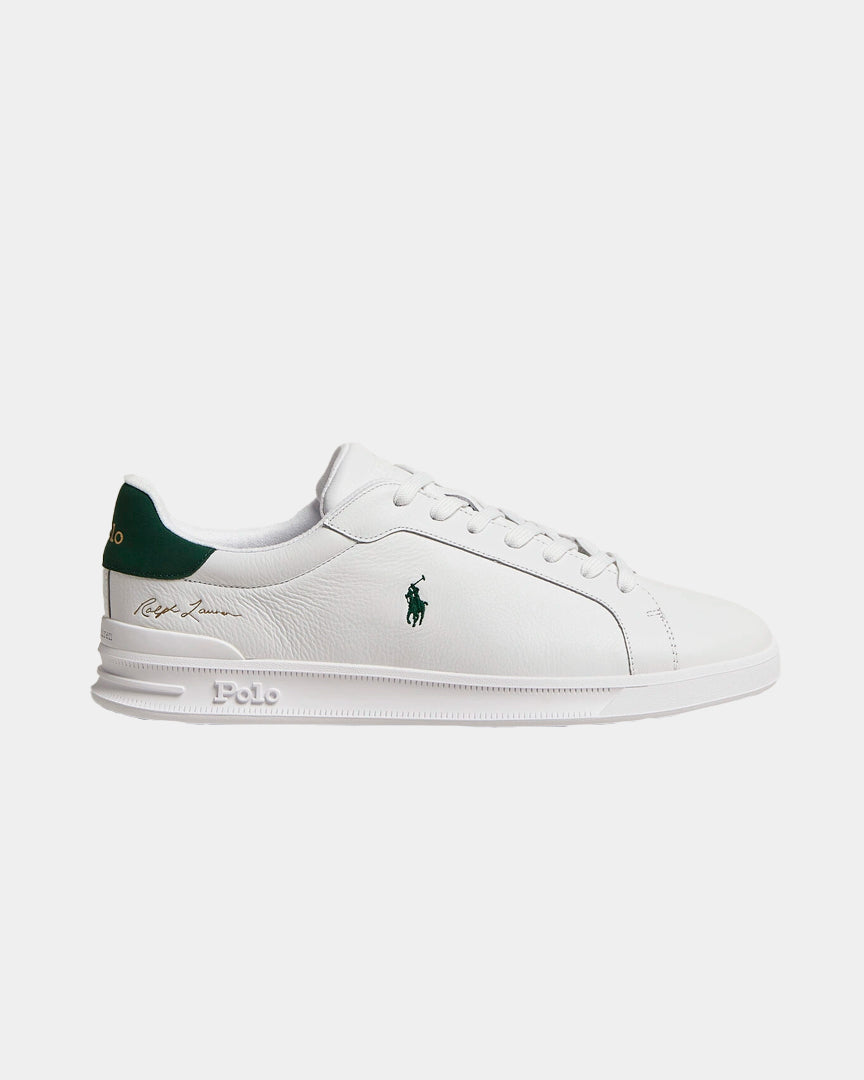 Sapatilhas Homem Polo Ralph Lauren Heritage Court II Branco/Verde Polo Ralph Lauren