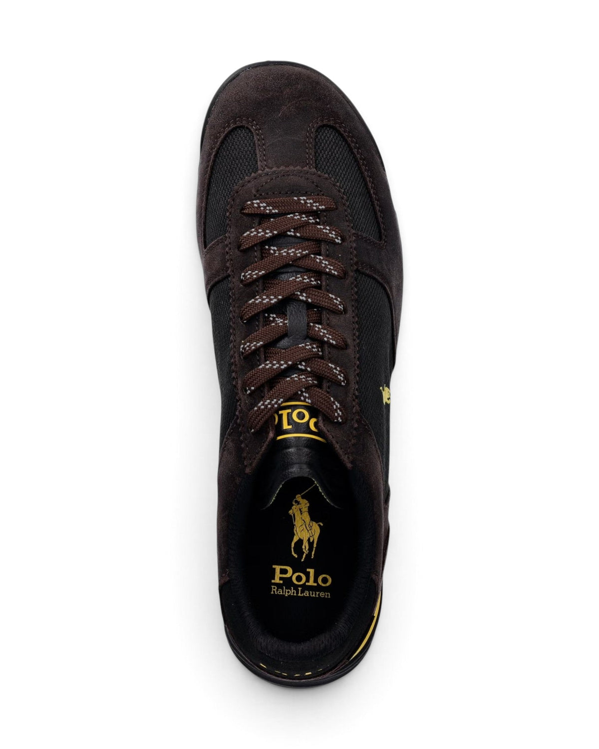 Sapatilhas Homem Polo Ralph Lauren Varick Castanho/Preto Polo Ralph Lauren