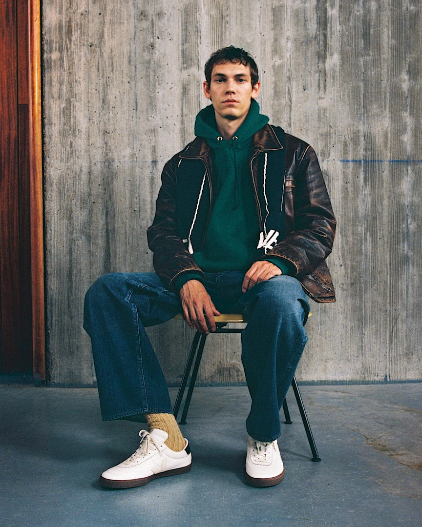 Sapatilhas Homem Veja Paneka Branco/Preto Veja