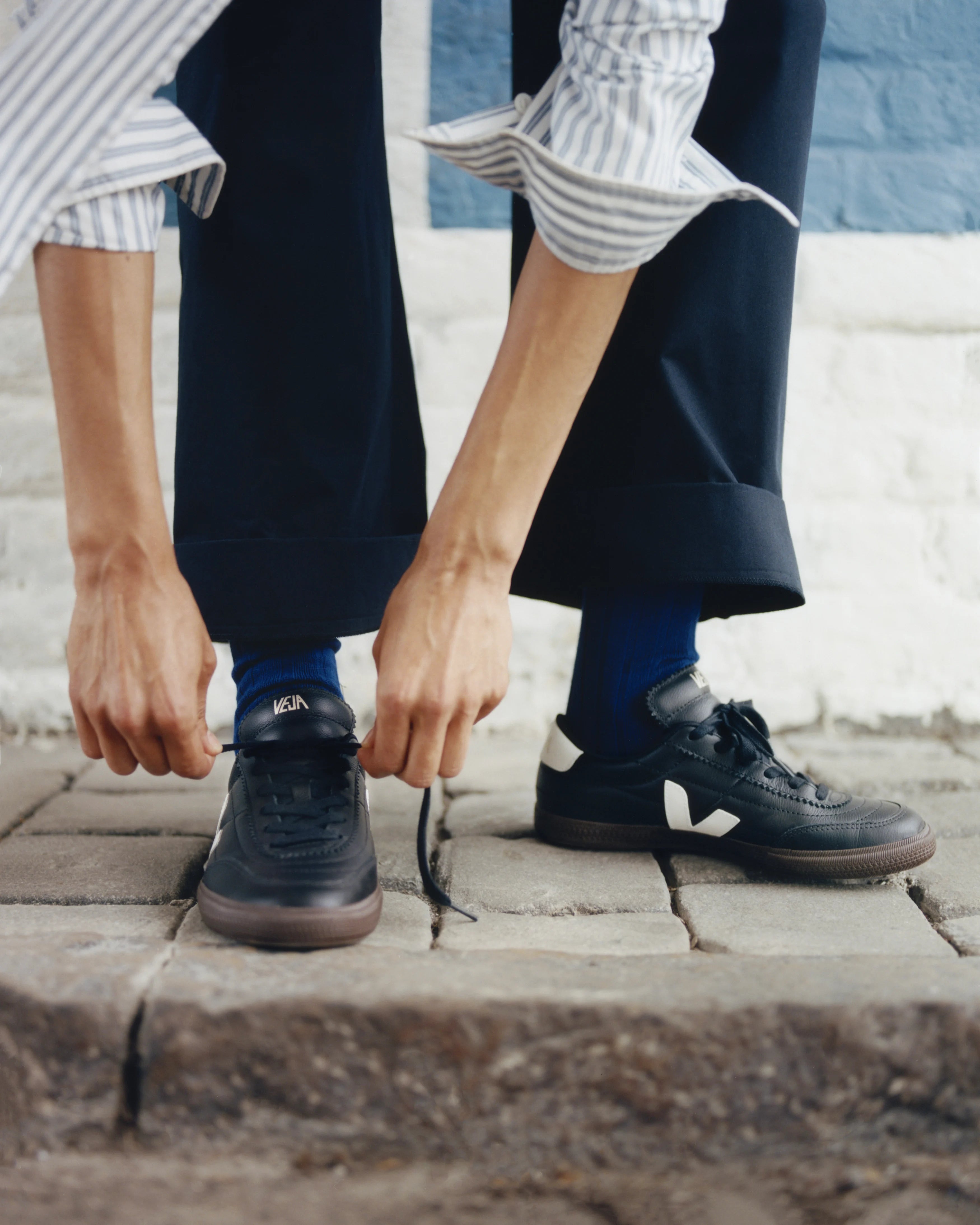 Sapatilhas Homem Veja Paneka Preto/Branco Veja