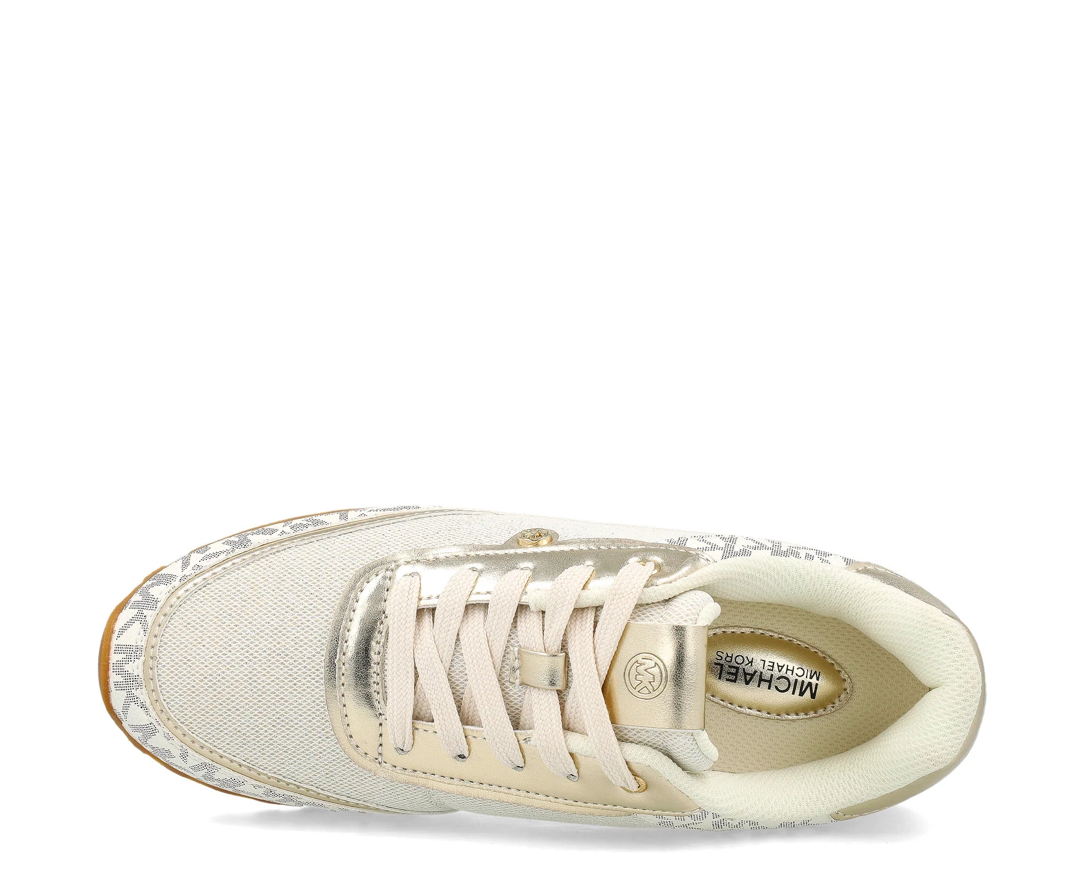 Sapatilhas Michael Kors Nova Mulher Bege/Dourada Michael Kors