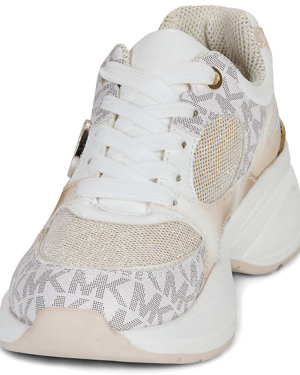 Sapatilhas Michael Kors Zuma Mulher Branca/Bege Michael Kors