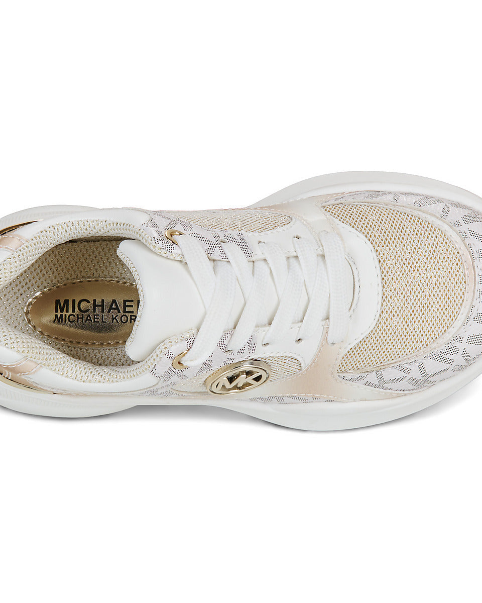 Sapatilhas Michael Kors Zuma Mulher Branca/Bege Michael Kors