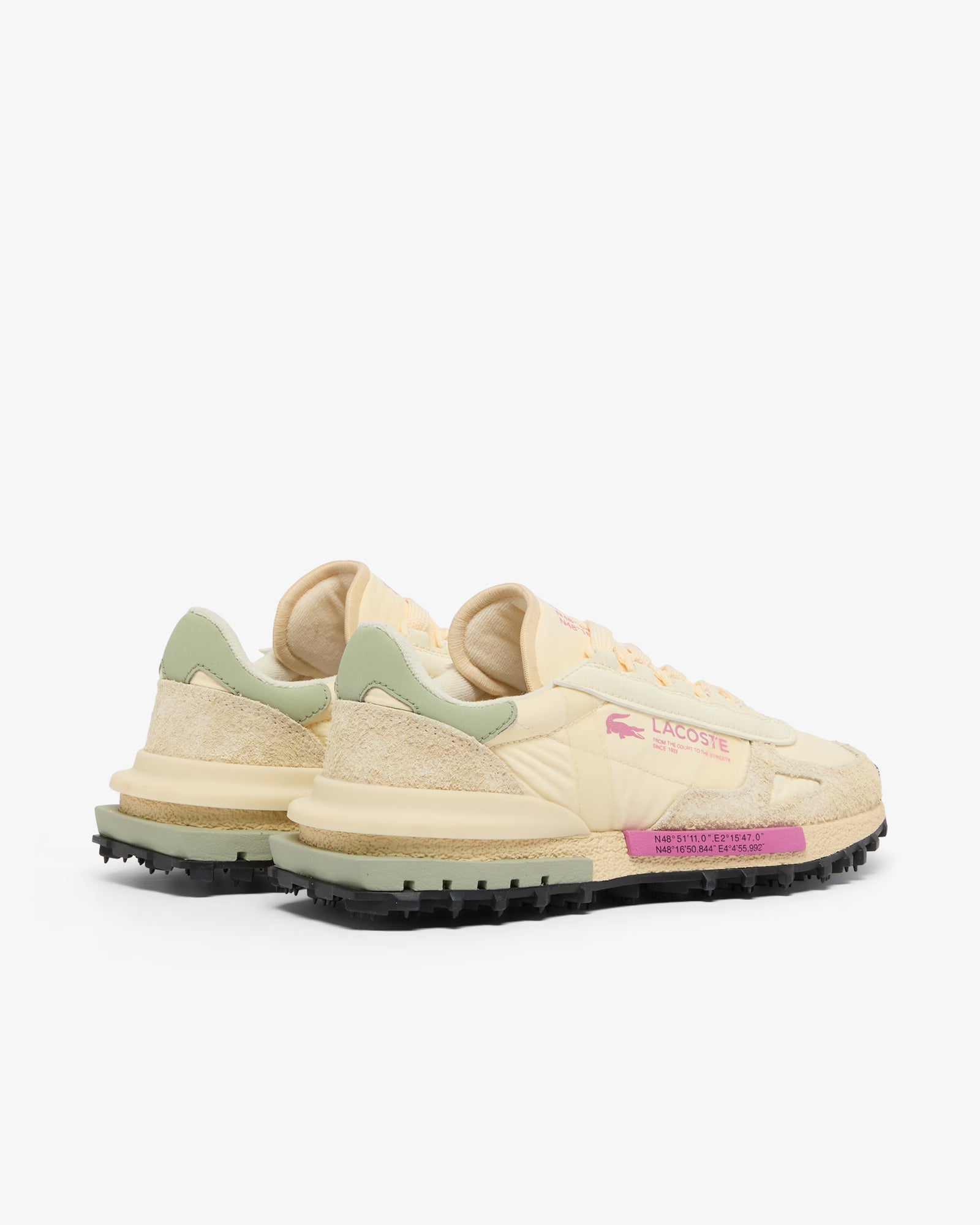 Sapatilhas Mulher Lacoste Elite Active Bege Amarelado Lacoste