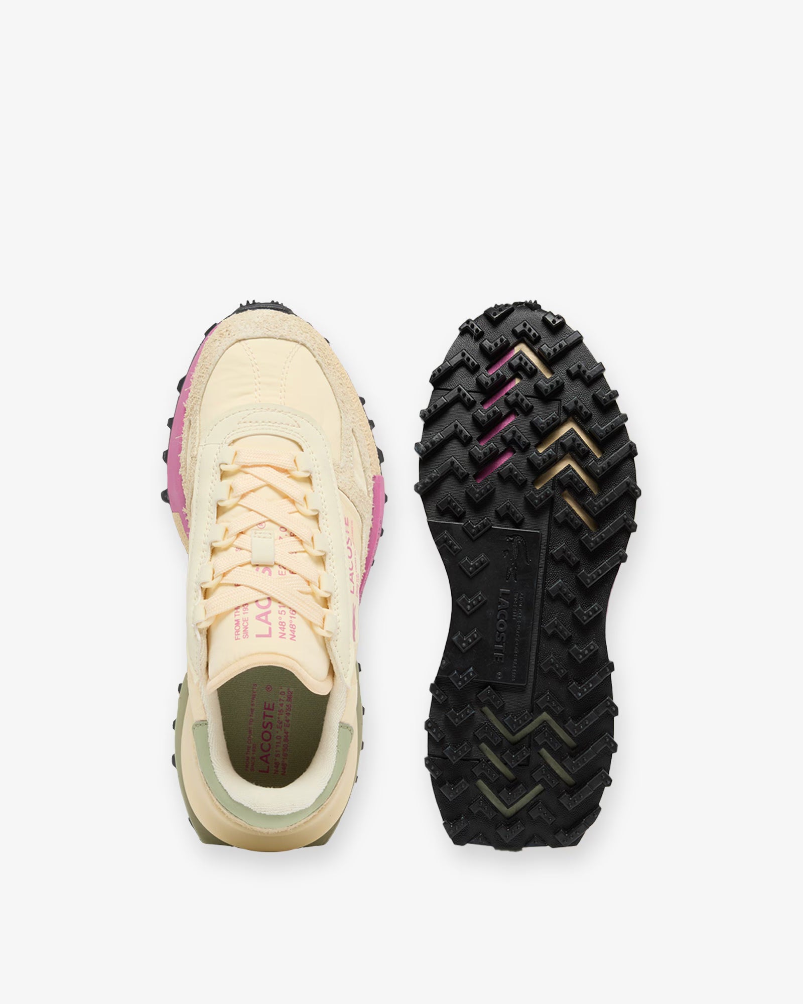 Sapatilhas Mulher Lacoste Elite Active Bege Amarelado Lacoste