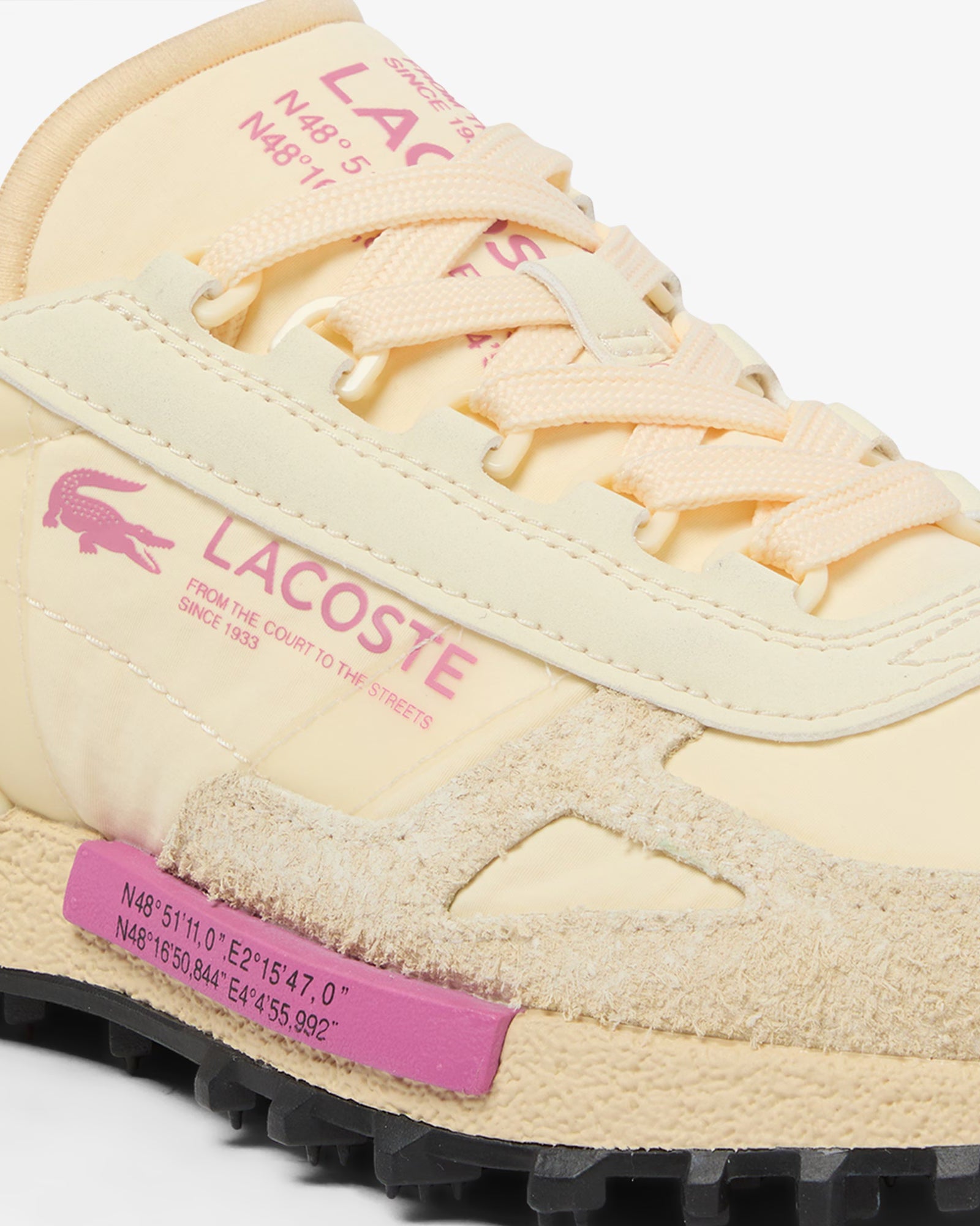Sapatilhas Mulher Lacoste Elite Active Bege Amarelado Lacoste