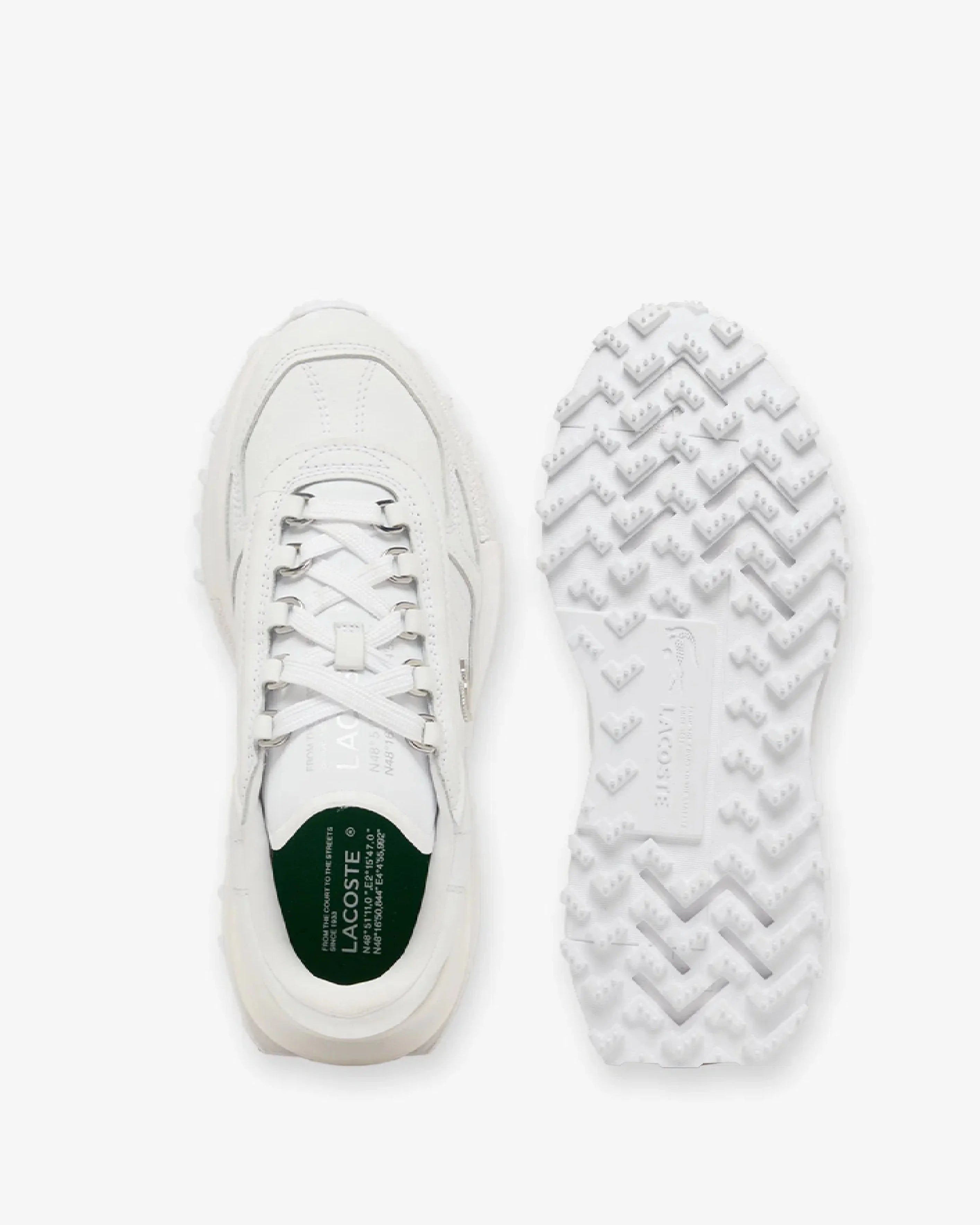 Sapatilhas Mulher Lacoste Elite Active em Pele Brancas Lacoste