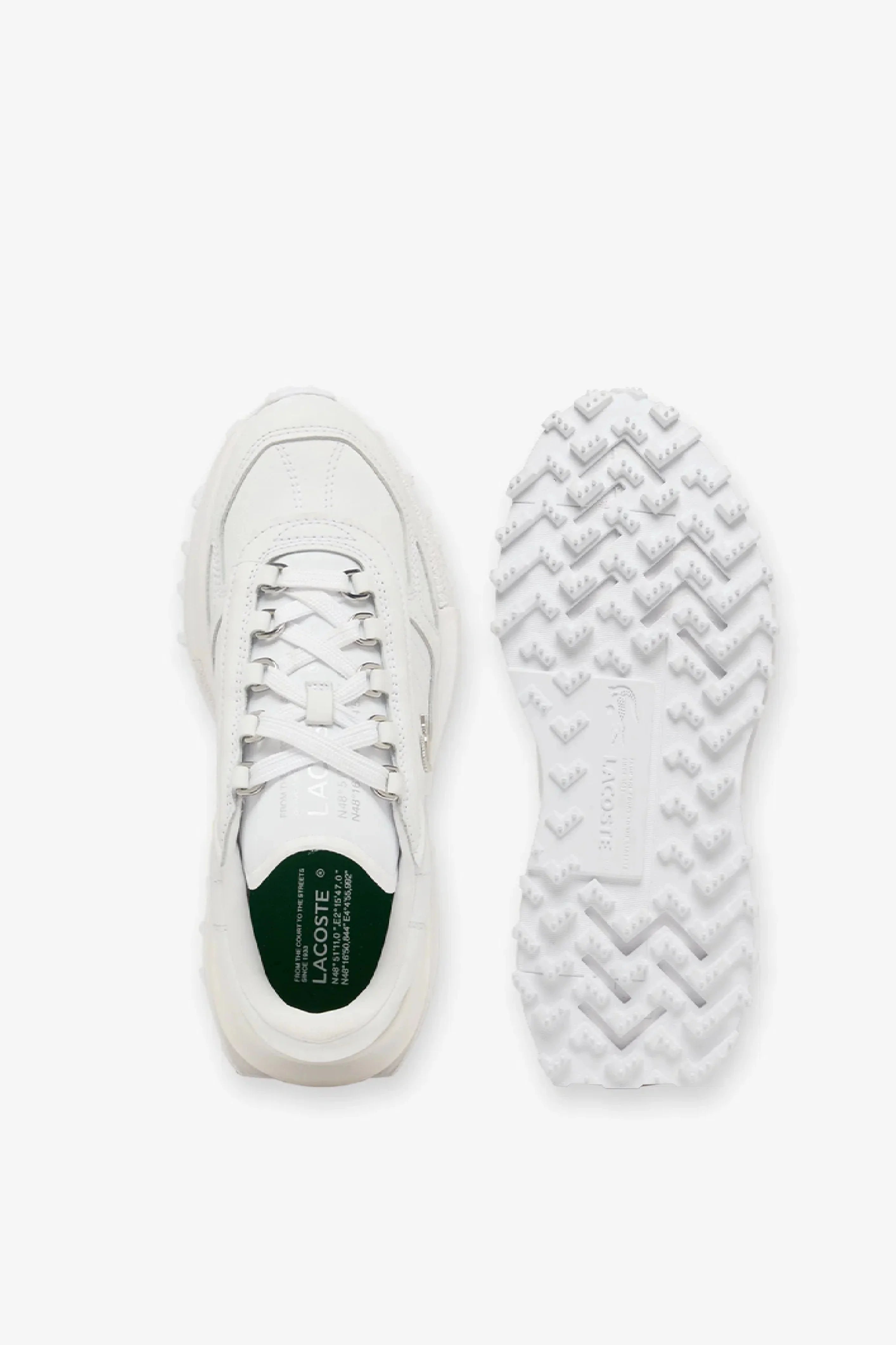 Sapatilhas Mulher Lacoste Elite Active em Pele Brancas Lacoste