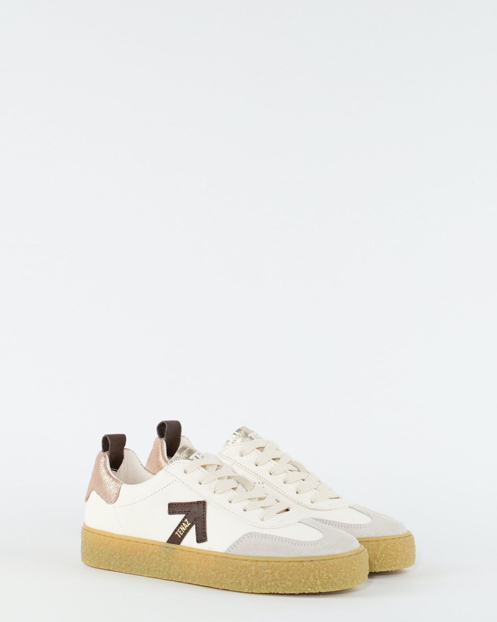 Sapatilhas Mulher Tenaz Olhamar 3.0 Hazelnut Bege/Dourado Tenaz