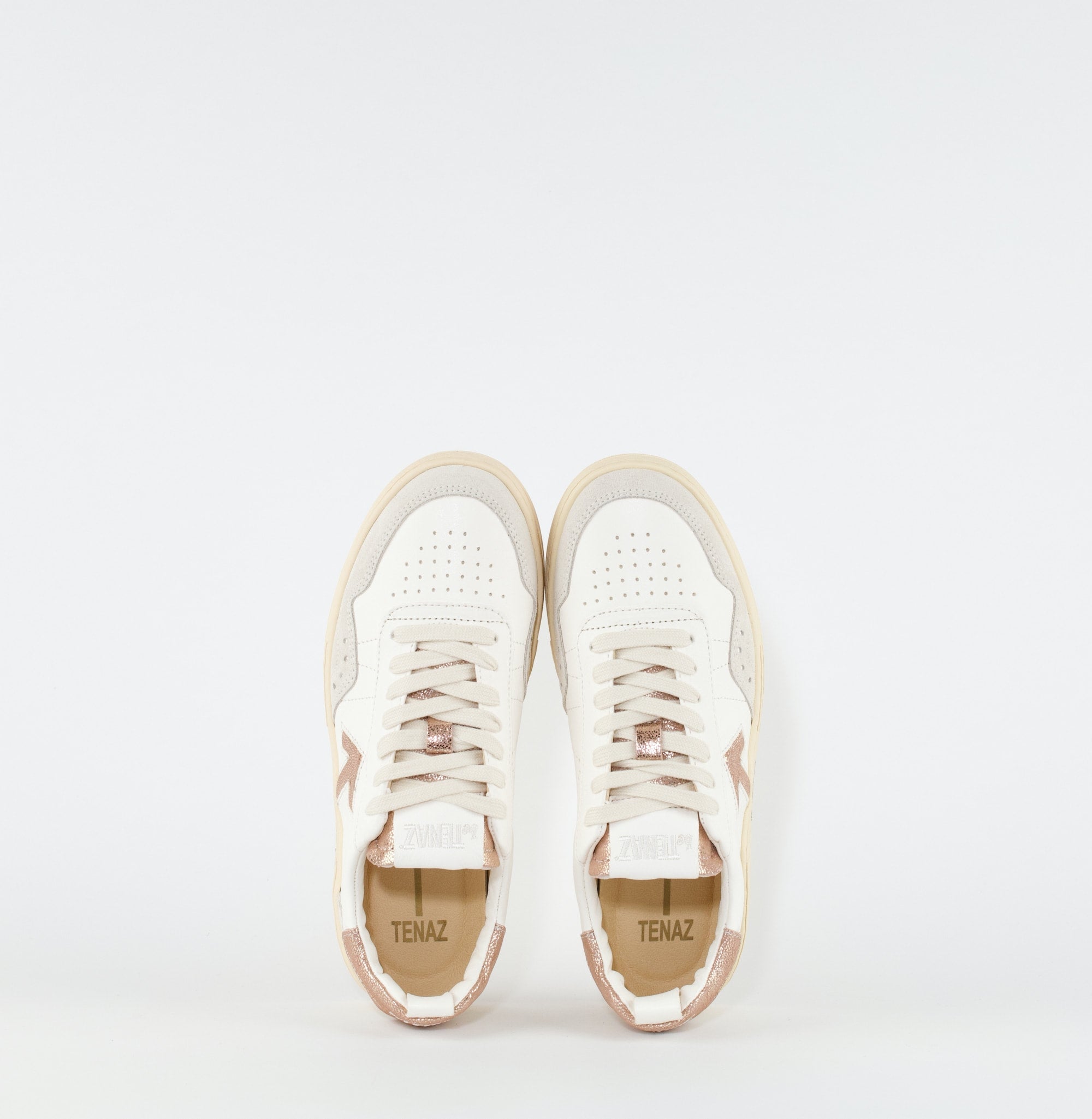 Sapatilhas Mulher Tenaz Tenacity 85 Rose Quartz Bege/Dourado Tenaz