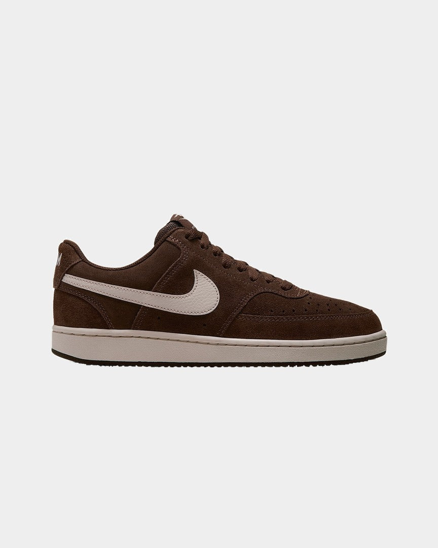 Sapatilhas Nike Court Vision Low SD Premium Castanhas vista lateral exterior