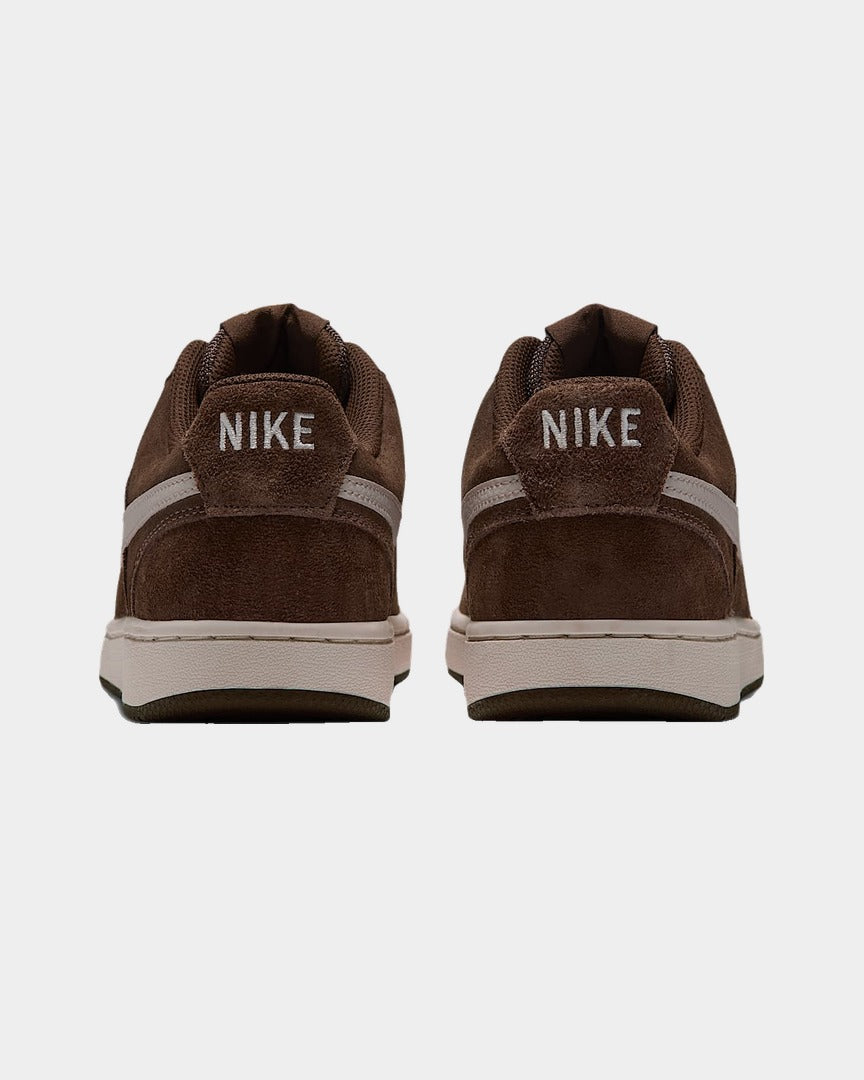 Sapatilhas Nike Court Vision Low SD Premium Castanhas vista traseira