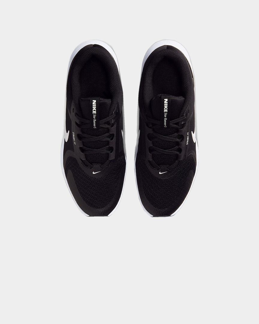 Sapatilhas Nike Star Runner 5 J Preto/Branco vista de cima