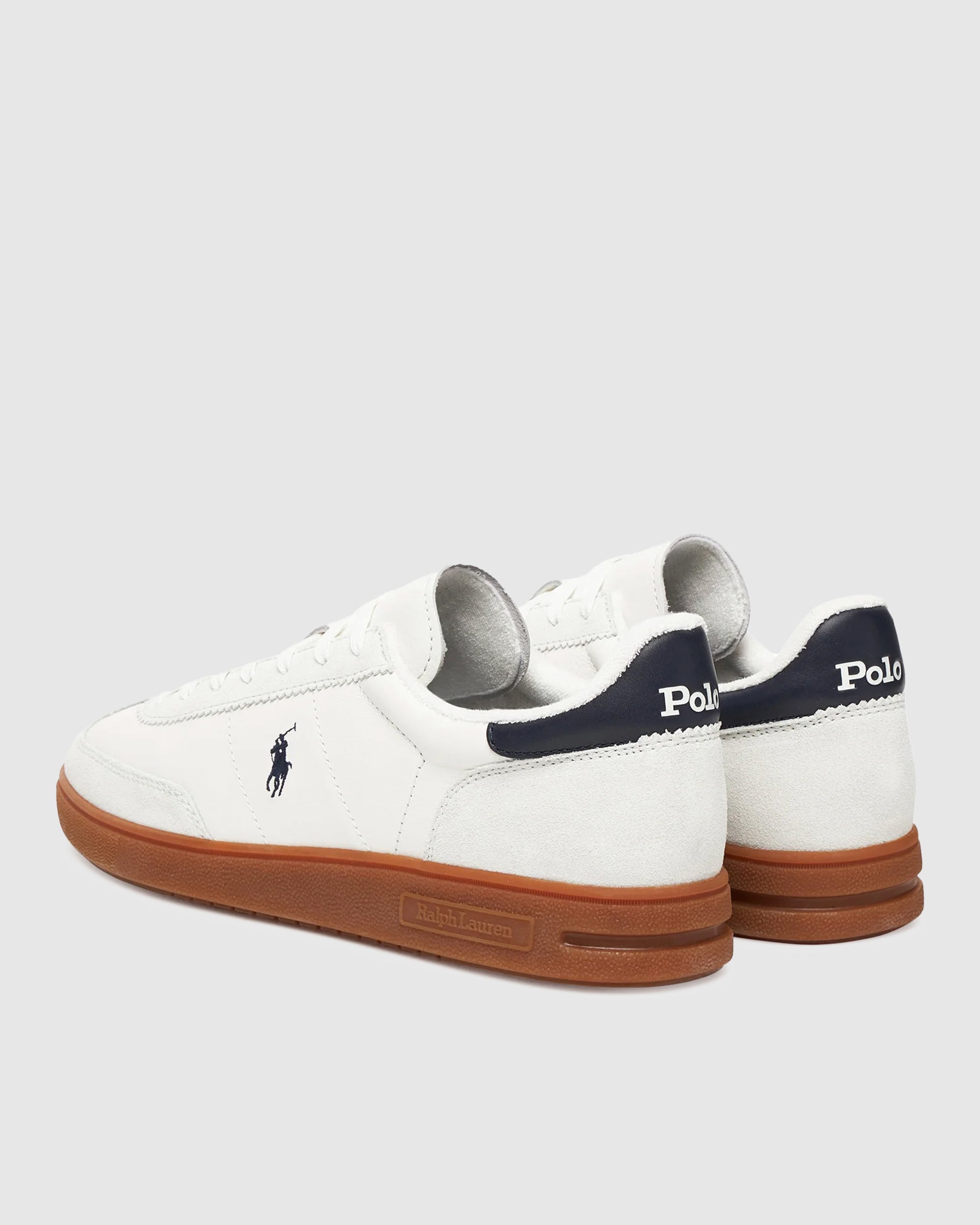 Sapatilhas Polo Ralph Lauren Bedford Branco/Marinho Polo Ralph Lauren