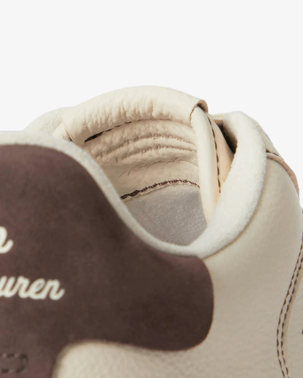 Sapatilhas Polo Ralph Lauren Masters Court Bege/Castanho Polo Ralph Lauren