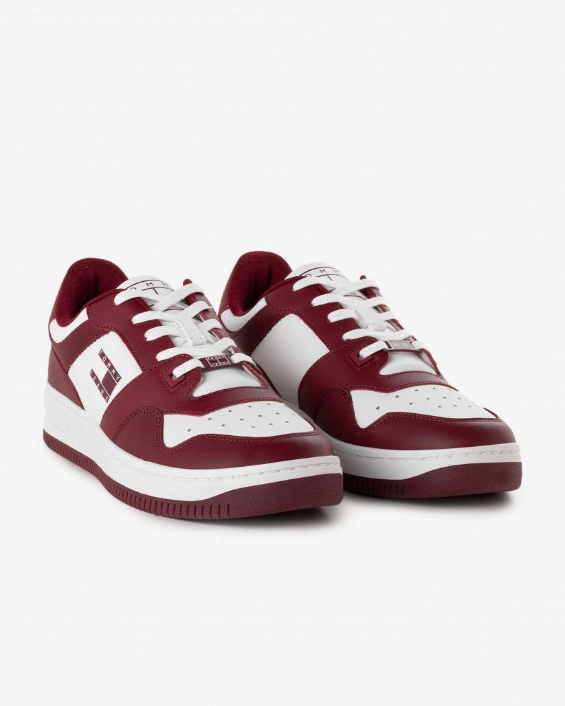 Sapatilhas Tommy Hilfiger Basket Premium Homem Bordô