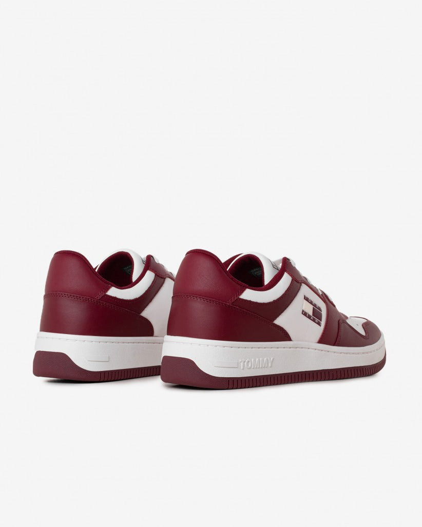 Sapatilhas Tommy Hilfiger Basket Premium Homem Bordô