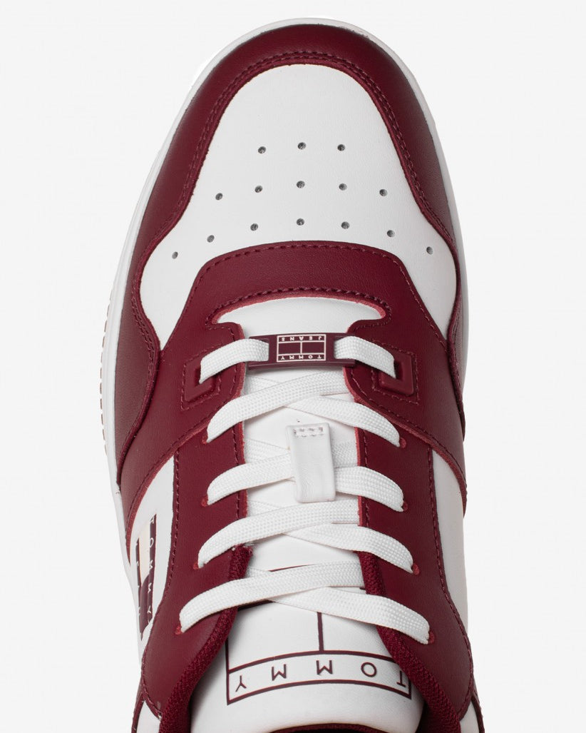 Sapatilhas Tommy Hilfiger Basket Premium Homem Bordô