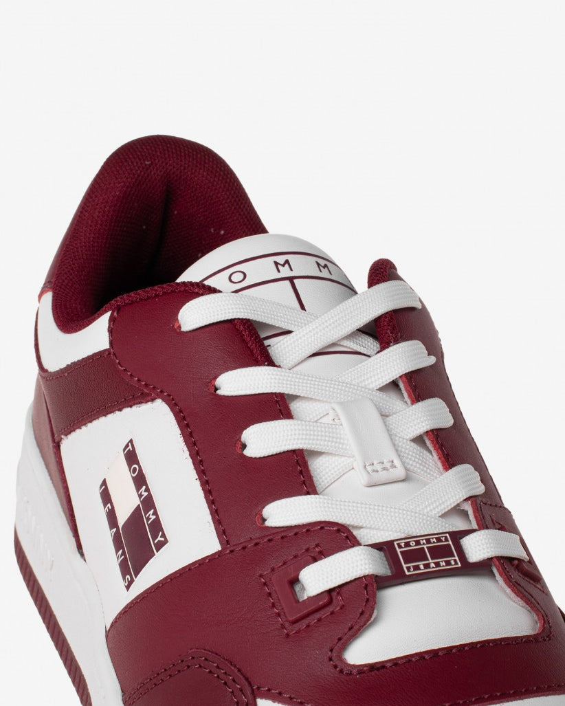 Sapatilhas Tommy Hilfiger Basket Premium Homem Bordô