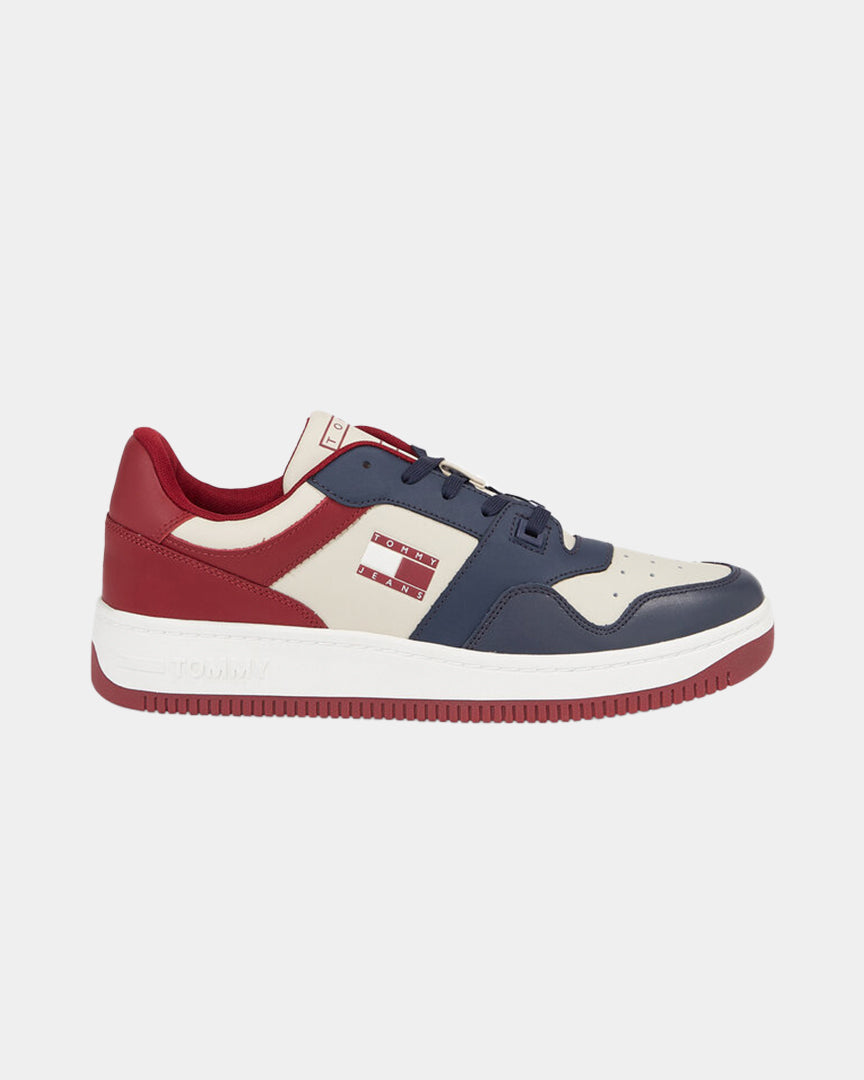 Sapatilhas Tommy Hilfiger Basket Premium Homem Marinho