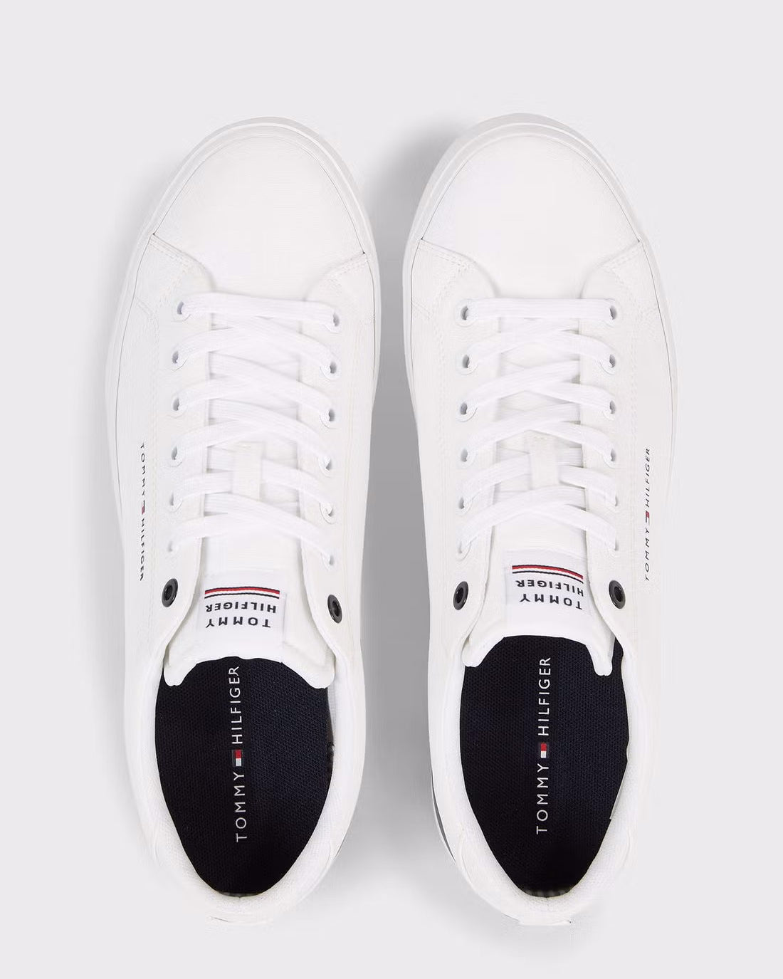 Sapatilhas Tommy Hilfiger Hi Vulc Core Low Homem Branca