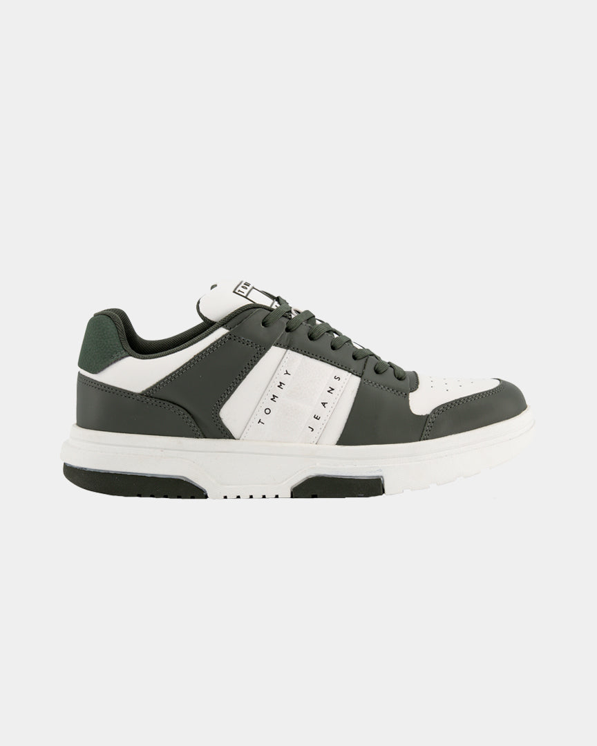 Sapatilhas Tommy Hilfiger Leather Cupsole 2.0 Homem Verde