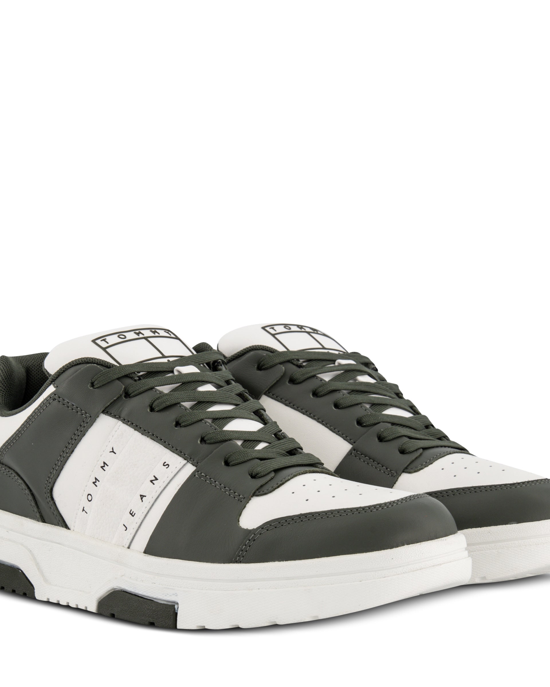 Sapatilhas Tommy Hilfiger Leather Cupsole 2.0 Homem Verde