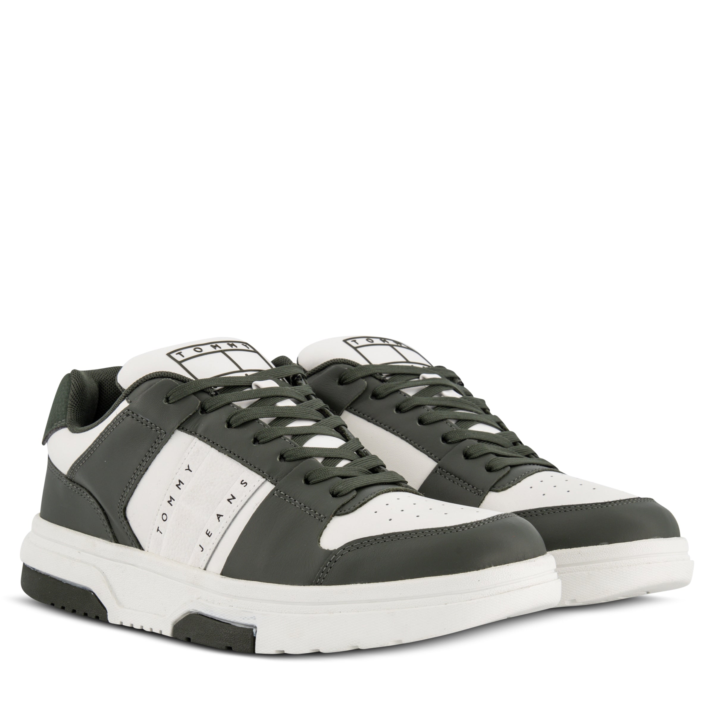 Sapatilhas Tommy Hilfiger Leather Cupsole 2.0 Homem Verde