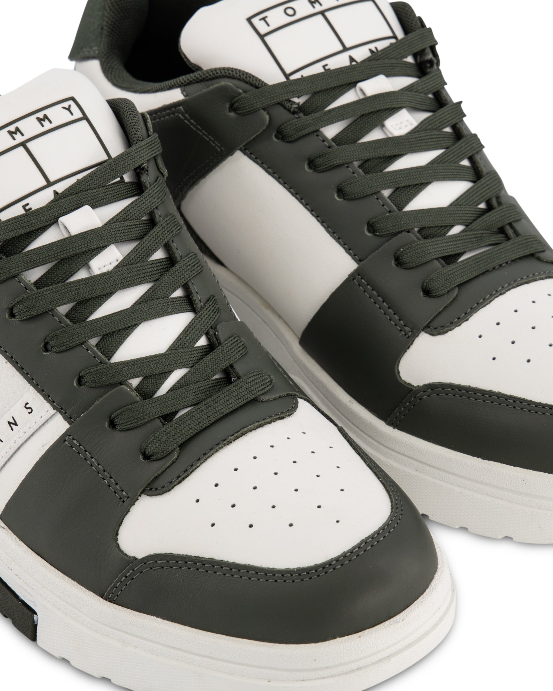 Sapatilhas Tommy Hilfiger Leather Cupsole 2.0 Homem Verde