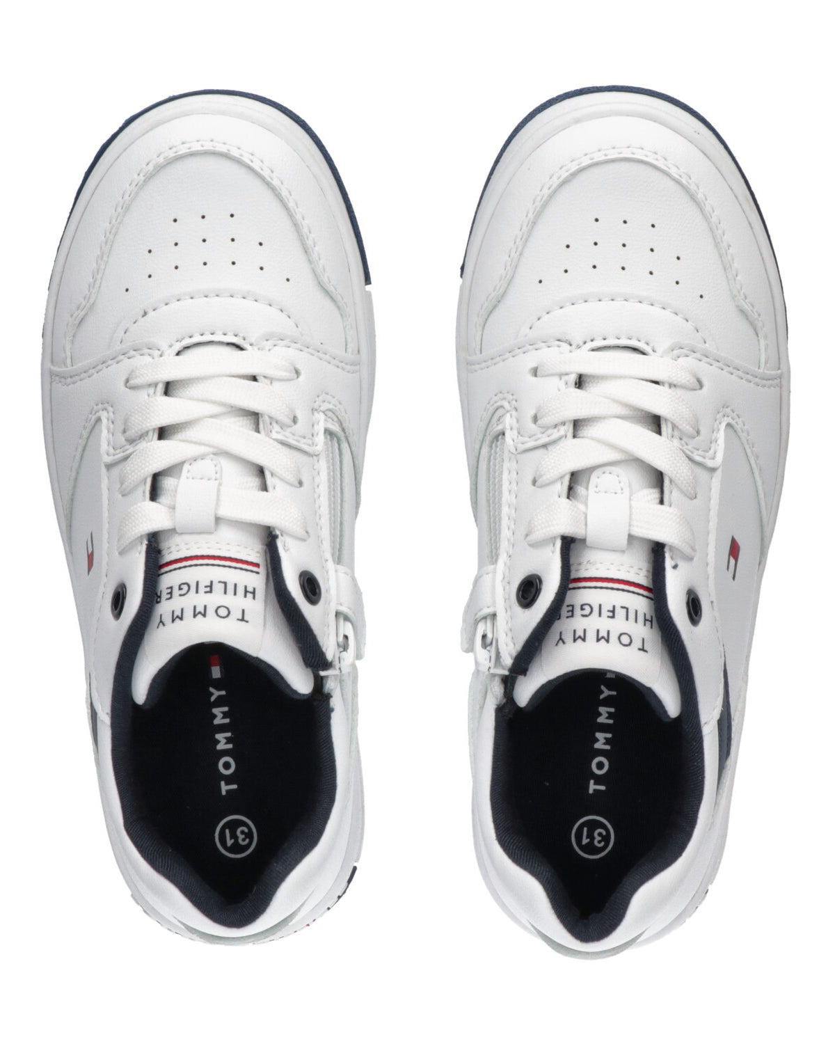 Sapatilhas Tommy Hilfiger Nathan Low Cut Lace-up Branca/Marinho