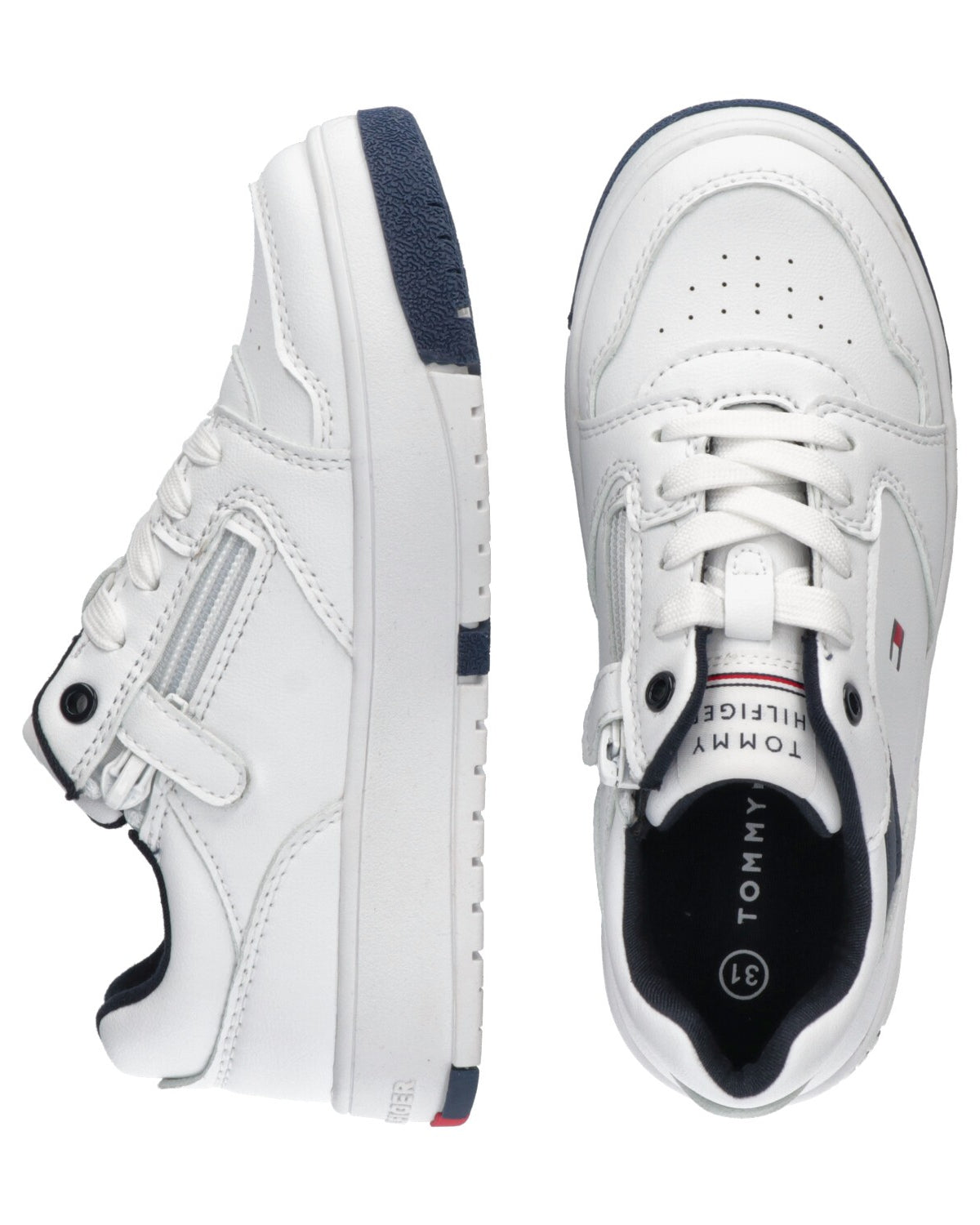 Sapatilhas Tommy Hilfiger Nathan Low Cut Lace-up Branca/Marinho