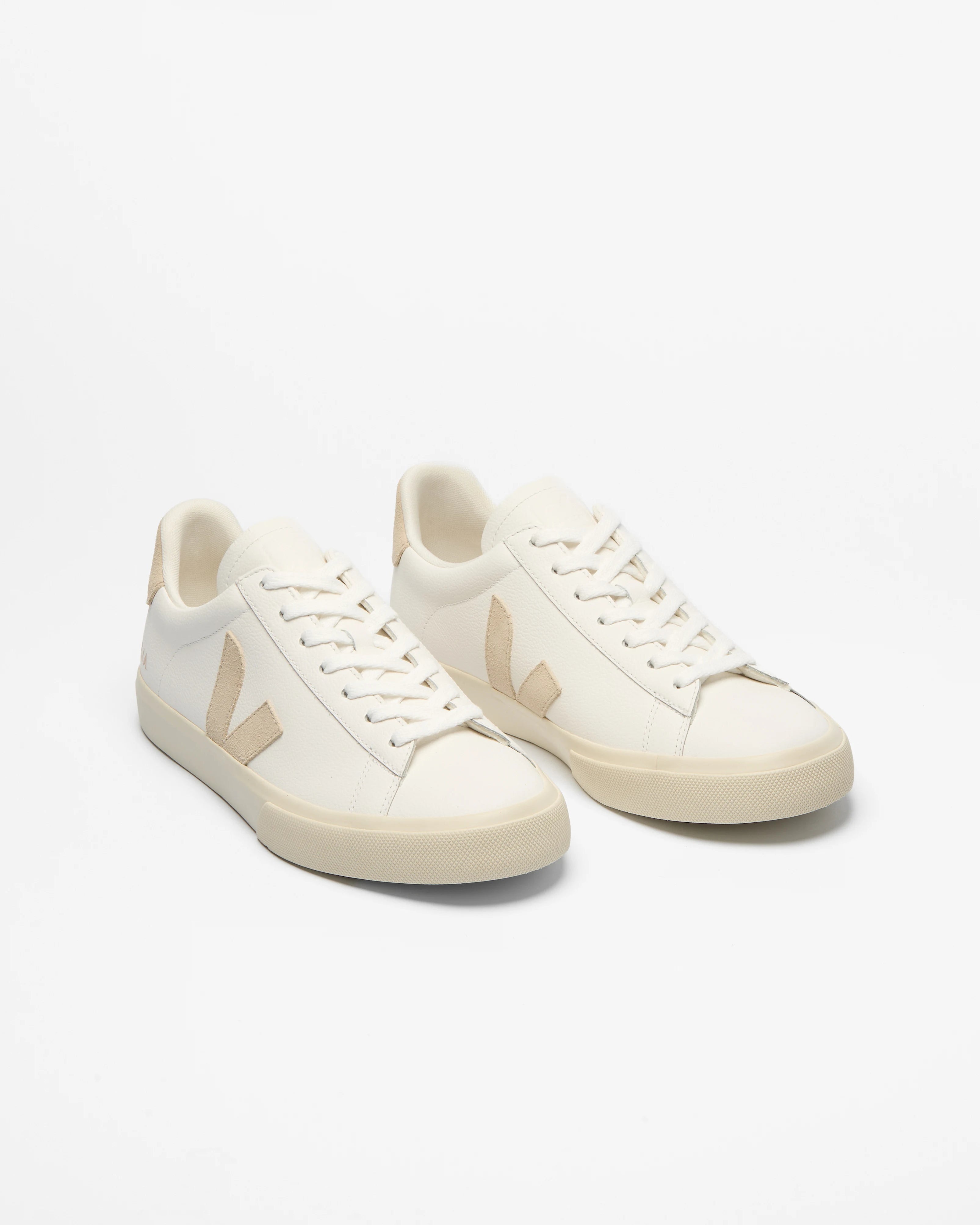 Sapatilhas Veja Campo Leather Branco/Bege Veja