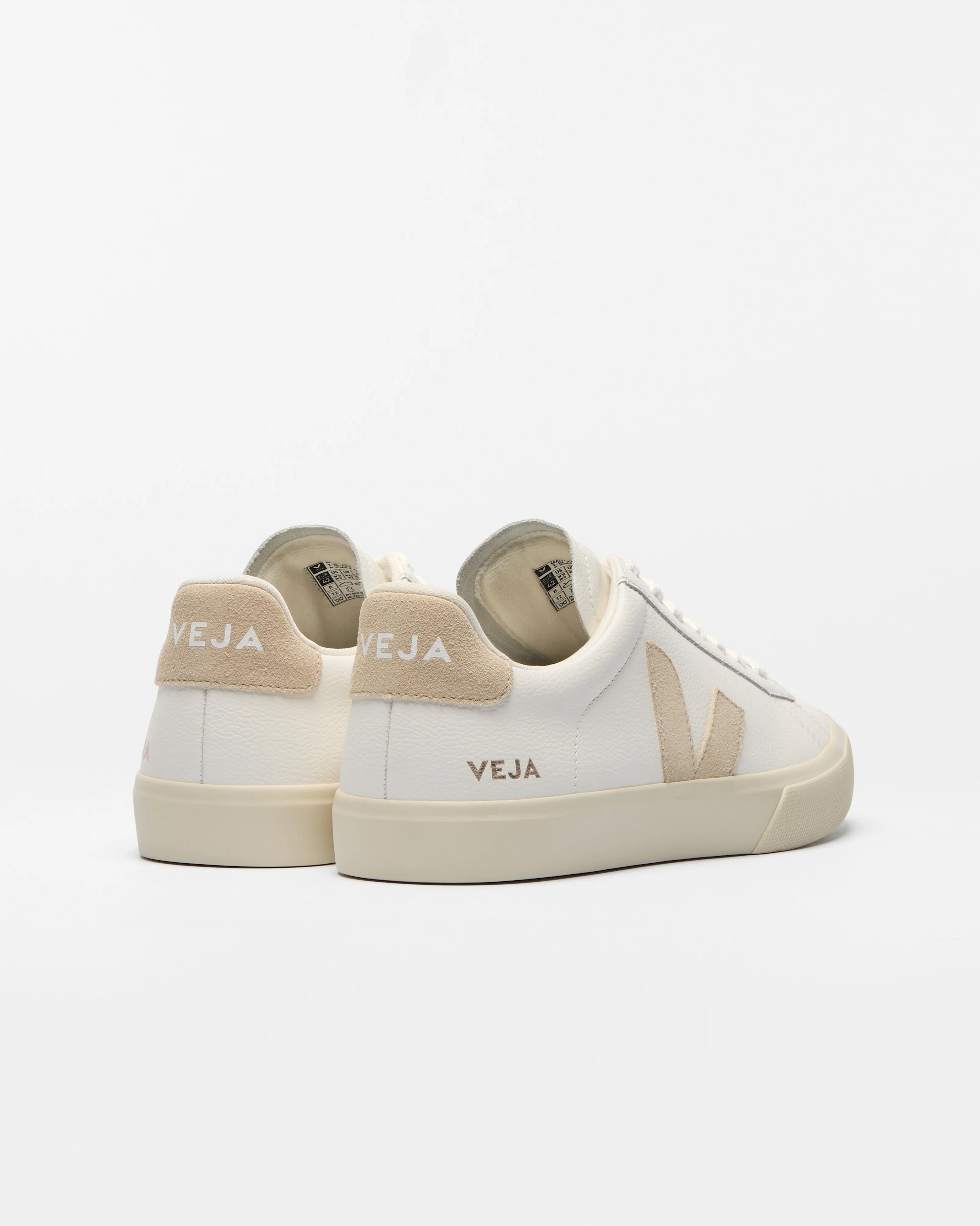 Sapatilhas Veja Campo Leather Branco/Bege Veja