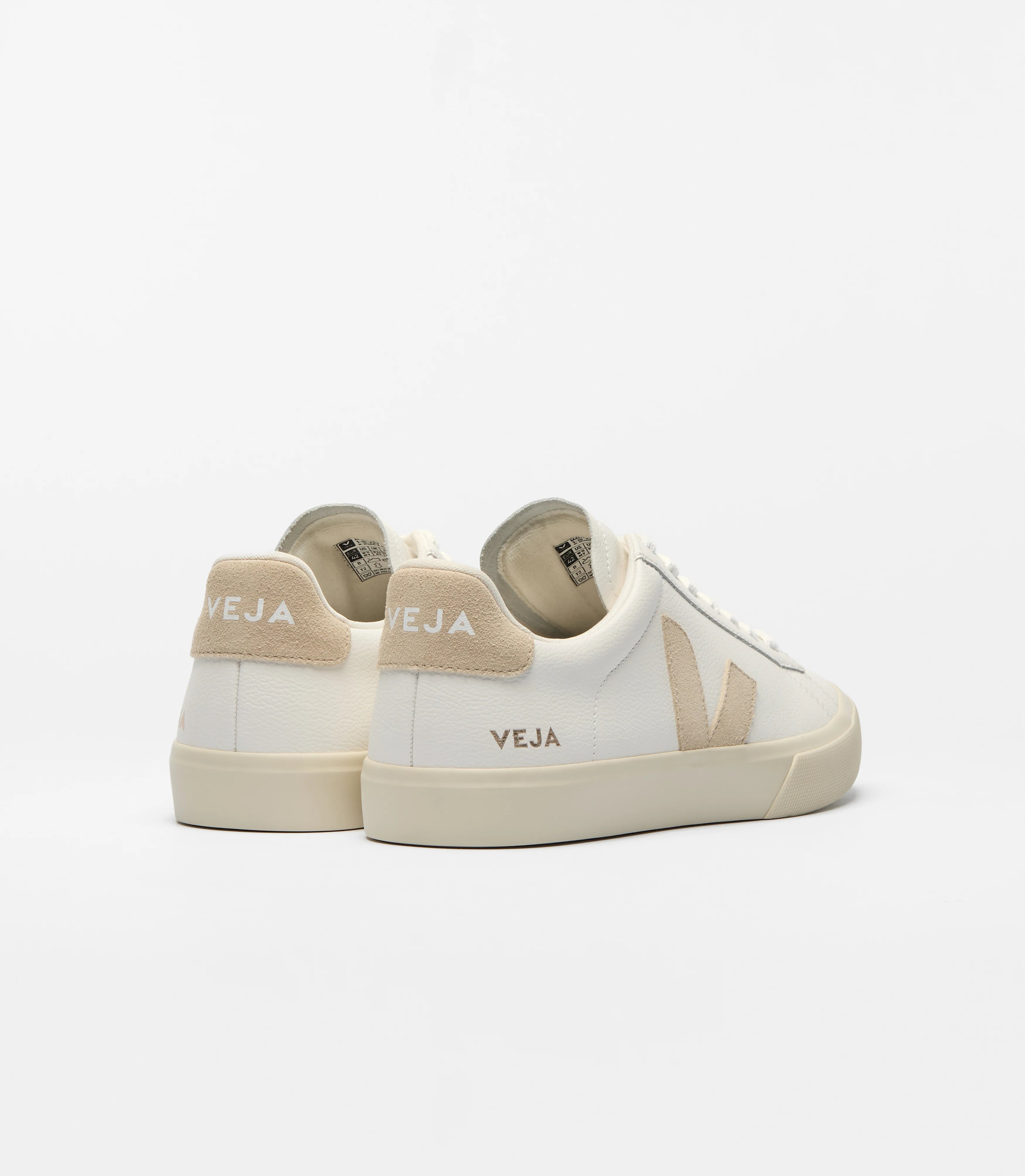 Sapatilhas Veja Campo Leather Branco/Bege Veja