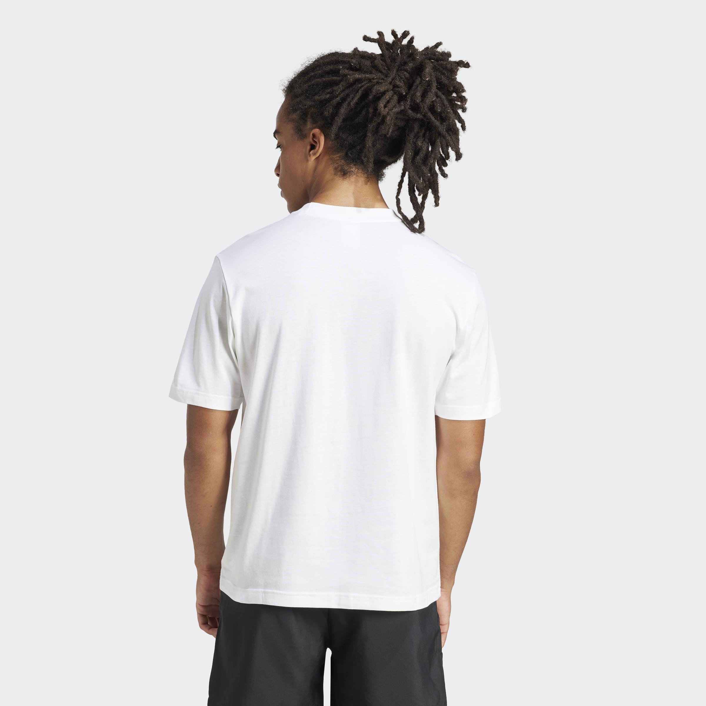 T-Shirt Adidas Homem Essentials Simples Branca Adidas
