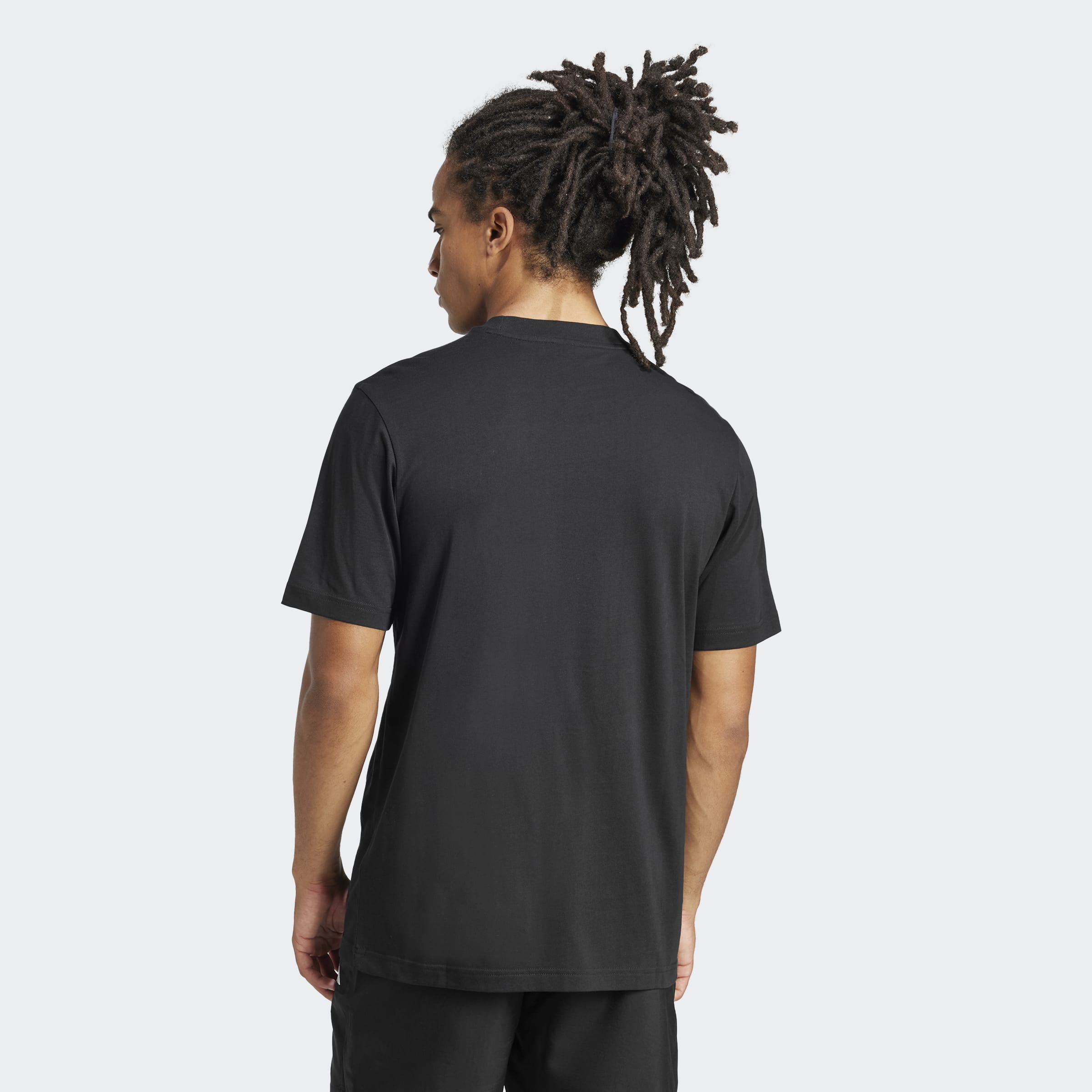 T-Shirt Adidas Homem Essentials Simples Preta Adidas