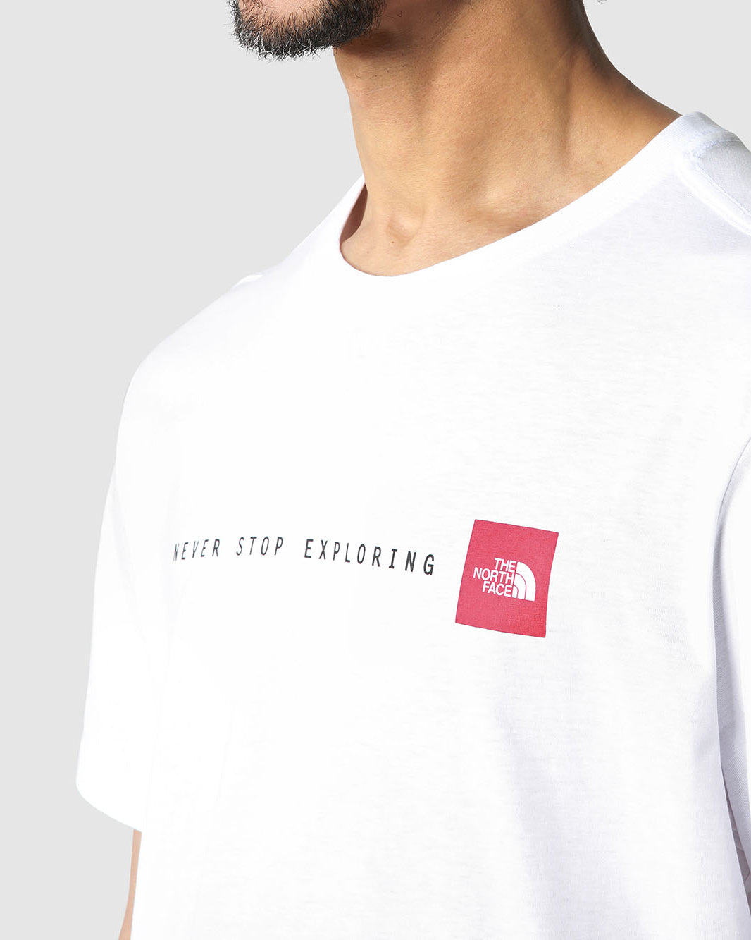 T-Shirt North Face NSE Homem Branca/Vermelho