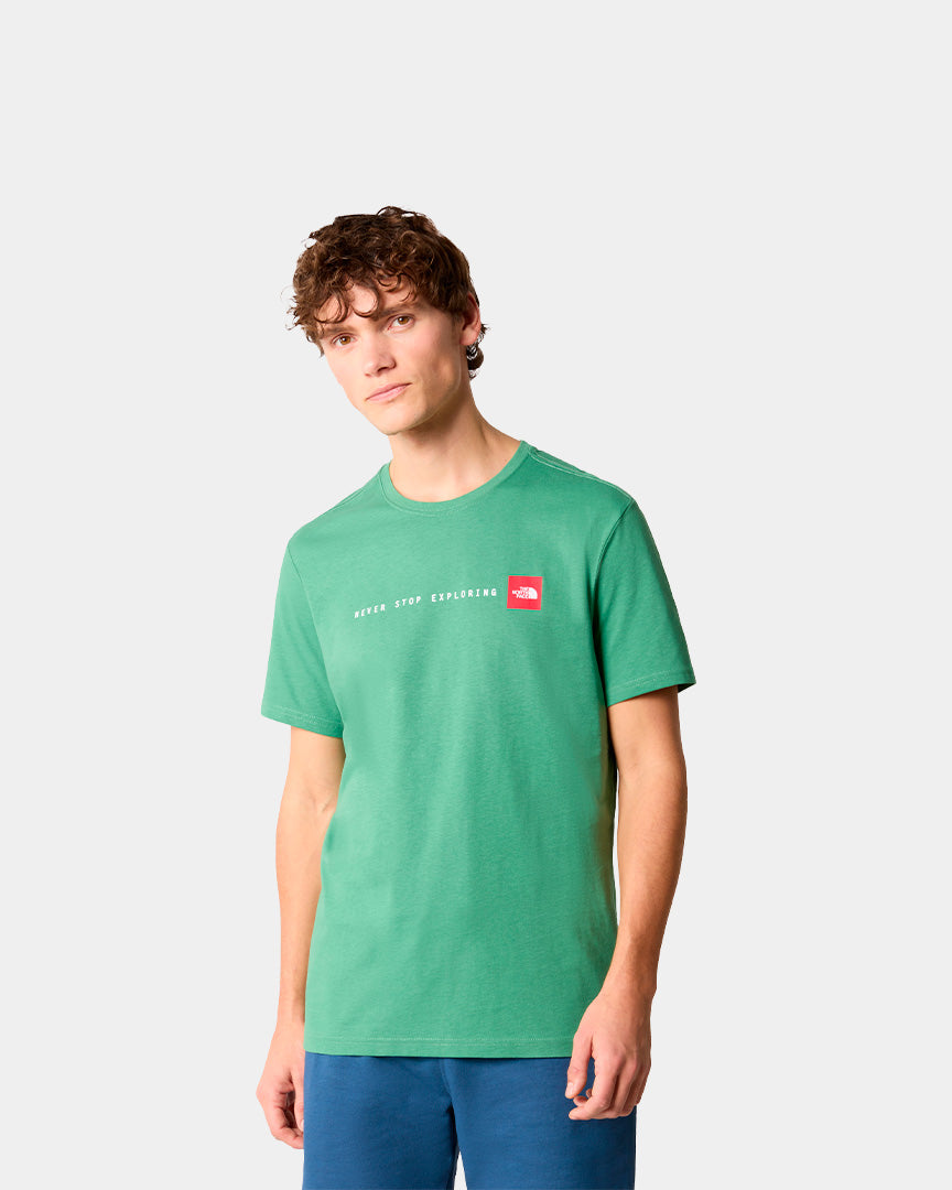 T-Shirt North Face Nse Homem Verde